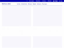 Tablet Screenshot of editions-b42.com